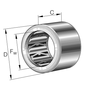 HF1012-KF-L564 | Drawn Cup Roller Clutch