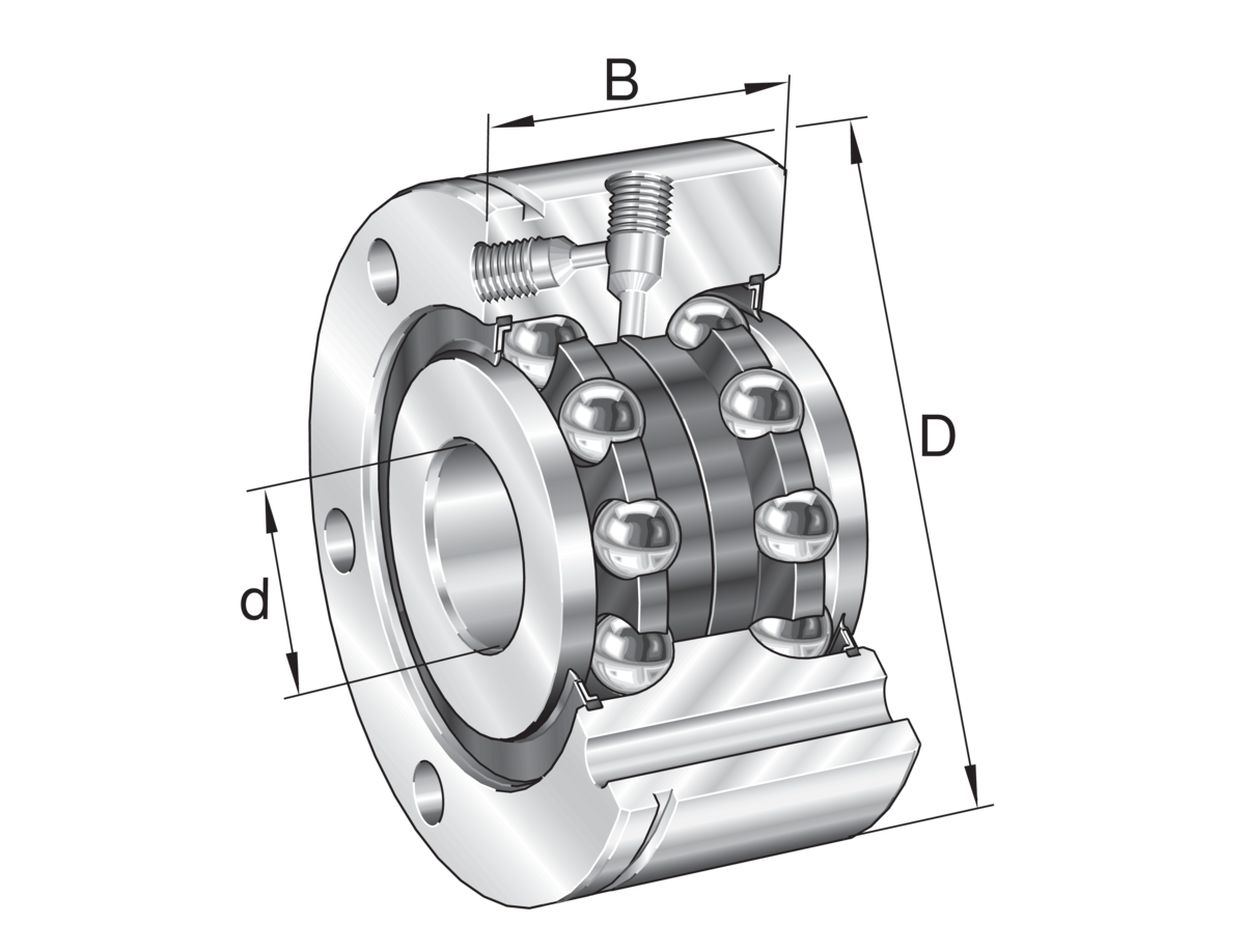 Axial Angular Contact Ball Bearings
