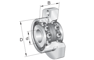 ZKLFA1050-2RS | Axial Angular Contact Ball Bearings