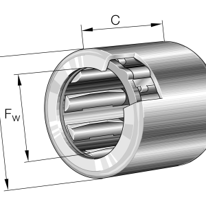 HF1416-RR-L564 | Drawn Cup Roller Clutch
