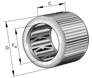 HF0812-KF-R-A-L564 | Drawn Cup Roller Clutch