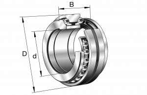 234422-M-SP | Axial Angular Contact Ball Bearings