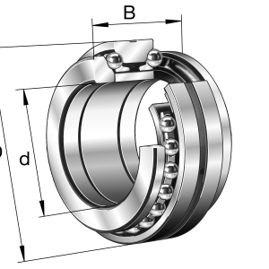 234424-M-SP | Axial Angular Contact Ball Bearings
