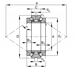 234428-M-SP | Axial Angular Contact Ball Bearings