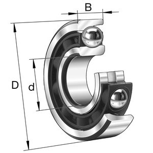 B7011-C-T-P4S-DUL | Super Precision Angular Contact Bearings