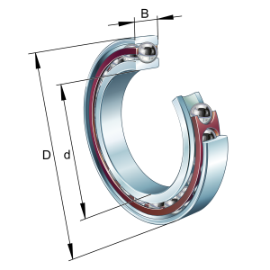 B7222-E-T-P4S-DUL | Super Precision Angular Contact Bearings