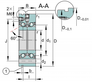ZKLF1560-2RS-PE | Axial Angular Contact Ball Bearings