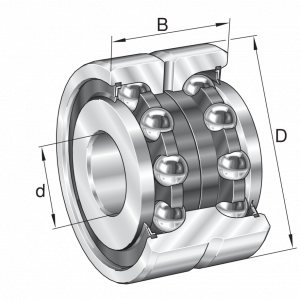 ZKLN1242-2RS-XL | Axial Angular Contact Ball Bearings