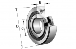 7603020-2RS-TVP | Axial Angular Contact Ball Bearings