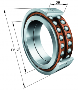 BAX80-F-T-P4S-DBL | Super Precision Angular Contact Bearings