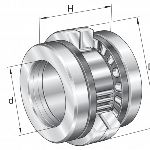 ZARN2557-TV-A | Needle Roller Axial Cylindrical Roller Bearings