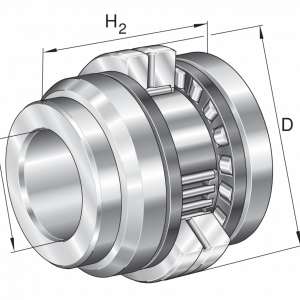 ZARN2572-L-TV-A | Needle Roller Axial Cylindrical Roller Bearings
