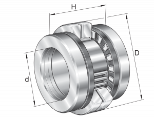 ZARN3062-TV-A | Needle Roller Axial Cylindrical Roller Bearings