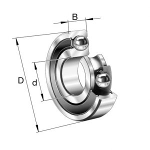 6200-2RSR | Radial Ball Bearings