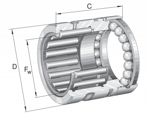 NX30-XL | Needle Roller Axial Ball Bearings