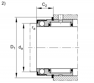 NX25-XL | Needle Roller Axial Ball Bearings