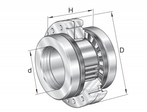 ZARF3080-TV-A | Needle Roller Axial Cylindrical Roller Bearings