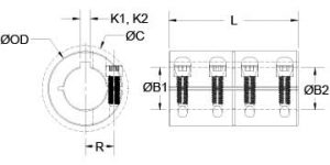 CLC-22-22-F | Rigid Shaft Couplings