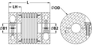 BCL16-6-5-A | Servo Couplings