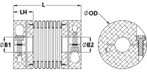 BCL12-5/16"-4MM-A | Servo Couplings