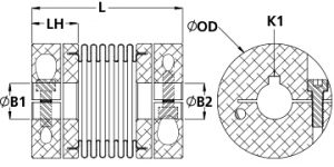 BCLK26-1/2"-11MM-A | Servo Couplings