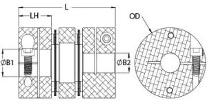 DCD12-3-3-A | Servo Couplings