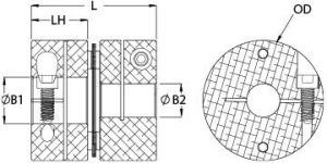 DCS10-4-4-A | Servo Couplings