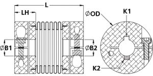 MBCLK33-9-8-A | Servo Couplings