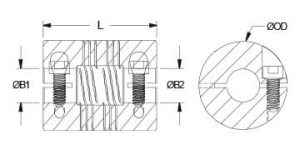 MWC15-1/8"-1/8"-SS | Servo Couplings