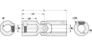 USCLK16-8-8-F | Universal Joints