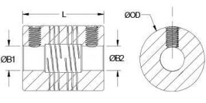 PSR8-1.5-1.5-A | Servo Couplings