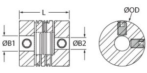 RLS8-3/16"-3MM-A | Slit Couplings